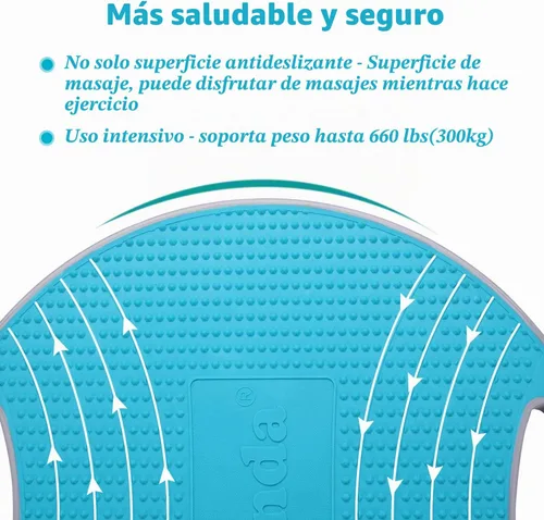 Vista 3 de NALANDA Tabla de Equilibrio Oscilante, Entrenador de Core para Entrenamiento de Equilibrio y Ejercicio, Material Saludable con Superficie