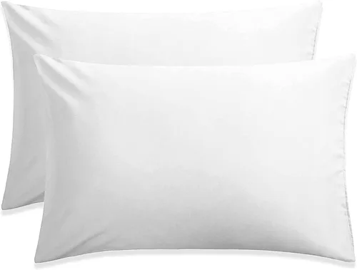Vista 11 de Funda de Almohada de Viaje Tamaño 12x18 Paquete de 2 Piezas 100% Algodón Egipcio Cierre de Cremallera 500 Número de Hilos Funda de Almohada