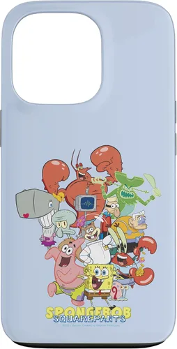 Vista 10 de Funda para iPhone 16 SpongeBob SquarePants Group Party Pose