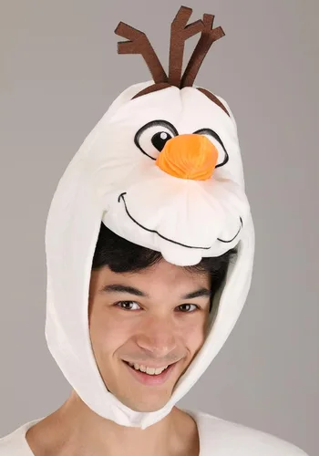 Vista 8 de Disfraz de Olaf Frozen para adultos de Disney, Blanco