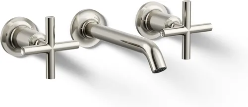 Vista 35 de Kohler T14413-4-BGD Purist - Grifo de pared para lavabo Negro mate