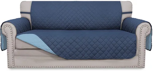 Vista 226 de Easy-Going - Funda reversible para sofá, resistente al agua, con varillas de espuma y correas elásticas, protector de muebles para mascotas y perros