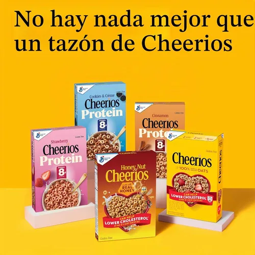 Vista 8 de Cheerios multigrano, cereales para el desayuno saludables para el corazón, sin gluten, 9 onzas
