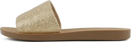 Vista 17 de Soda Shoes Efron-S - Chanclas básicas lisas para mujer, sandalias deslizantes, informales, puntera abierta, playa Todo negro Pu