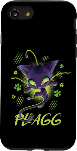 Vista 17 de iPhone 13 Miraculous Ladybug Kwamis Collection con funda Plagg