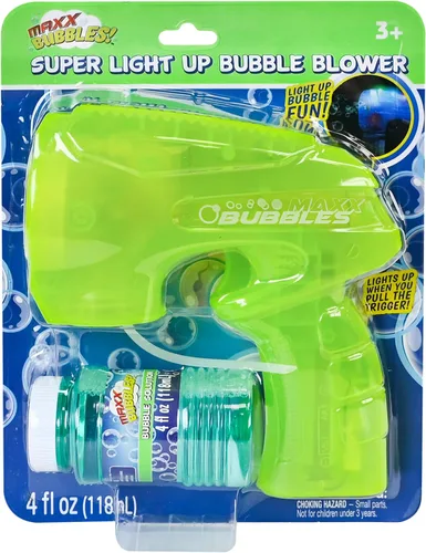 Vista 7 de Lanzador de burbujas iluminado: soplador automático de burbujas para niños, juguete de verano al aire libre y fiesta en la piscina