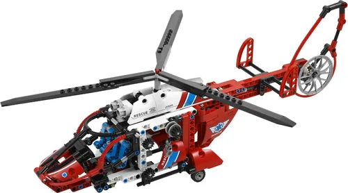 Vista 3 de LEGO Helicóptero de Rescate Técnico 8068
