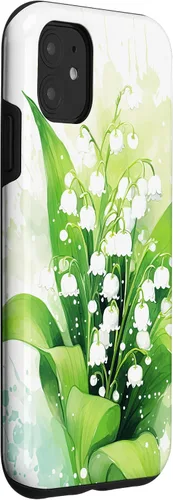 Vista 3 de Funda de salpicaduras de tinta de acuarela colorida para iPhone 11