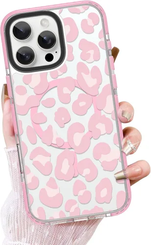 Vista 22 de OOK Funda magnética transparente para iPhone 17, lindo encaje floral negro Encaje Negro Floral