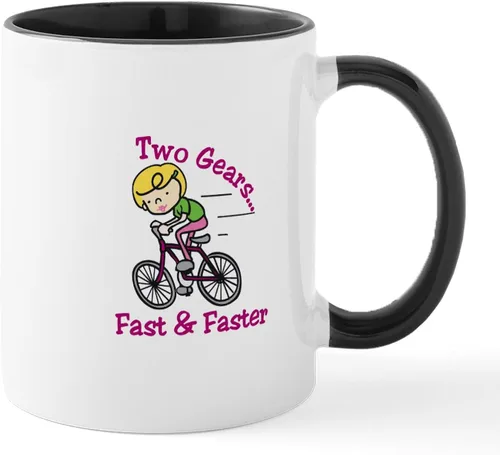 Vista 27 de CafePress Bicycle Bike Riding 11 Oz Ceramic Mug 11 oz (325 ml) Ceramic Coffee Mug