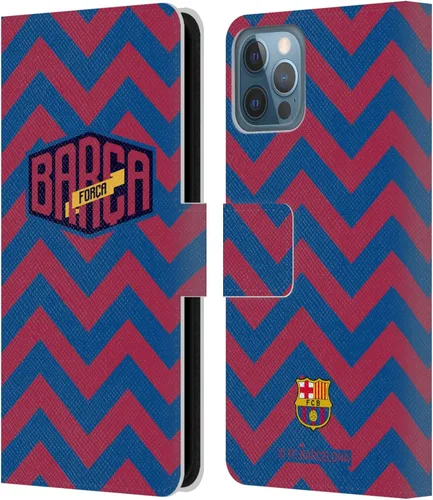 Vista 10 de Head Case Designs Funda de piel con licencia oficial del FC Barcelona con logotipo y patrón de Forca Barca, compatible con Apple iPhone 11