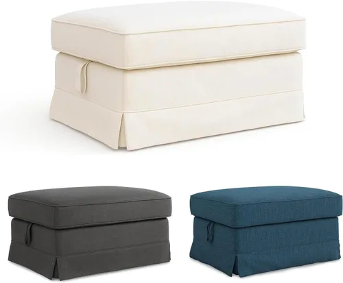Vista 14 de Ektorp - Funda de repuesto para sillón IKEA Ektorp, funda para silla Ektorp, solo funda Ektorp (beige diario)
