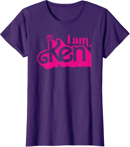 Vista 7 de Camisetas y camisetas de Barbie The Movie I Am Ken para hombres y mujeres Negro