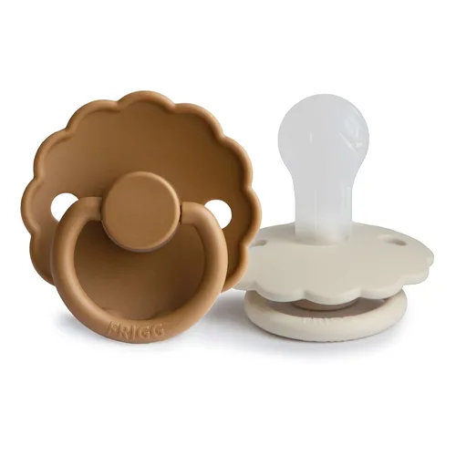 Vista 11 de FRIGG Daisy SilkySoft Chupete de Silicona para Bebé Fabricado en Dinamarca Sin BPA (Rosa Bebé/Lila Suave, 0-6 Meses)