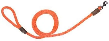 Vista 3 de Warner - Correa para perro de cuerda de nailon trenzada a presión de 1/2 pulgada x 6 pies (azul-negro-amarillo)