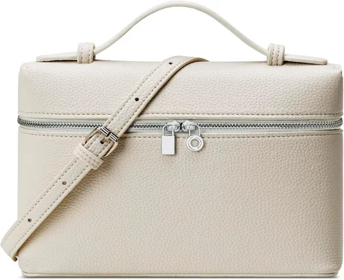 Vista 8 de KKXIU Bolsos cruzados transparentes para mujer, de piel vegana, aprobados para estadios, bolsas transparentes para conciertos y deportes