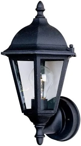 Vista 3 de Maxim 1002BK Westlake - Aplique de pared para exteriores, 1 luz, 60 vatios en total, color negro