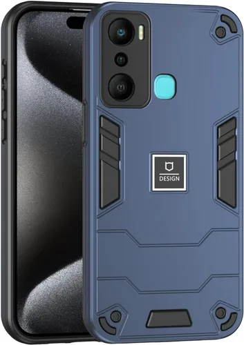 Vista 457 de Funda compatible con Redmi A1, compatible con Redmi A2 2 en 1 [PC dura + TPU], funda de teléfono negra