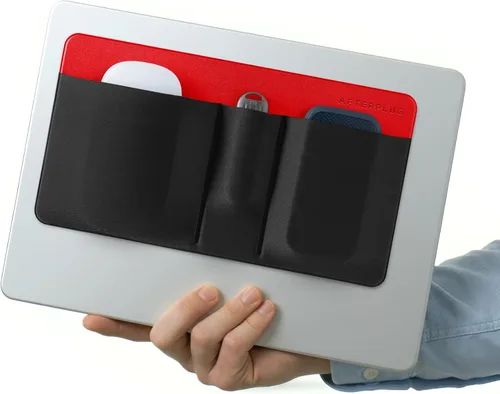 Vista 8 de Soporte para mouse y disco duro de 3 bolsillos para computadora Negro