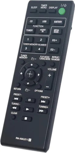 Vista 3 de Nuevo control remoto de repuesto RM-AMU211 para sistema de audio doméstico