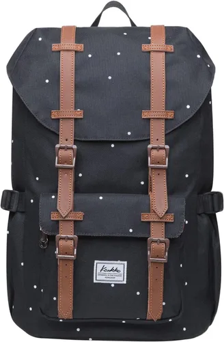 Vista 15 de Kaukko mochila para laptop de 15.6 pulgadas, mochila de viaje, 0-negro(2pc)), EP5-NEW 0-Negro (2 piezas)