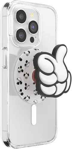 Vista 43 de PopSockets Agarre adhesivo para teléfono, soporte, soporte para teléfono, Disney - Mickey Cobweb