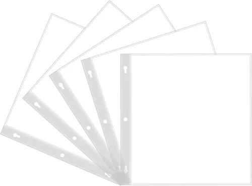 Vista 2 de Pioneer Protectores de páginas de carga superior con inserciones blancas, 12 x 12 pulgadas, paquete de 5 álbumes de fotos