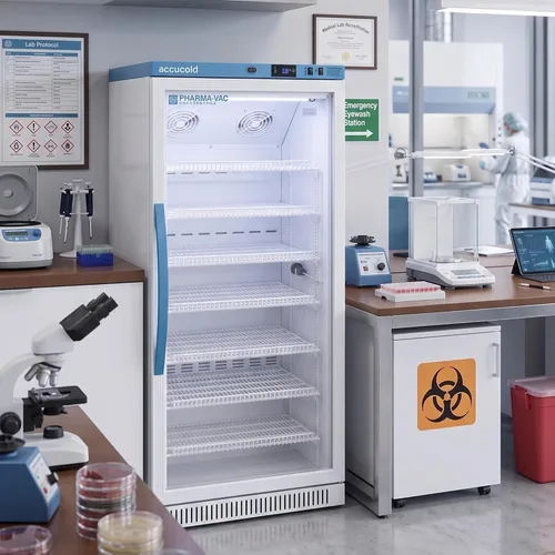 Vista 6 de ACCUCOLD - Refrigerador de vacunas de 8 pies cúbicos, puerta de vidrio