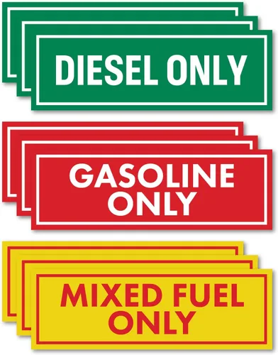 Vista 10 de Sutter Signs 3 calcomanías diésel para tanque de combustible, calcomanías adhesivas resistentes a la intemperie para camiones, tractores, latas