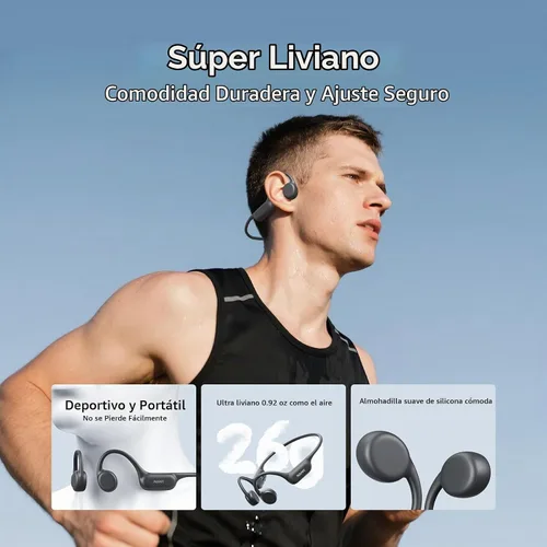 Vista 12 de Auriculares de natación NANK Runner4, auriculares de conducción ósea IP68 Negro