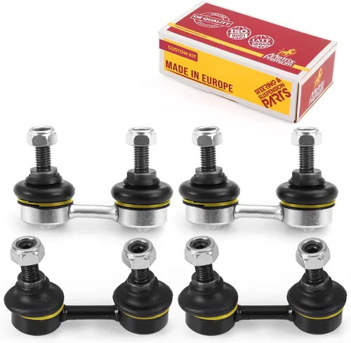 Vista 101 de Metrix Premium Chassis Parts - Kit de 4 piezas de barra estabilizadora delantera y trasera con enlace de extremo de barra estabilizadora para Ford