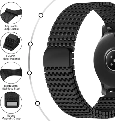 Vista 7 de Compatible con Samsung Galaxy Watch 7/6/5/4/FE 1.732 in 1.575 in/Galaxy Watch 5 Pro 1.772 in/Watch 4/6 Classic 1.850 in 1.811 in 1.693 in 1.654