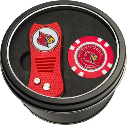 Vista 13 de Team Golf NCAA - Juego de regalo de lata unisex para adultos con herramienta Switchfix Divot y chip de golf