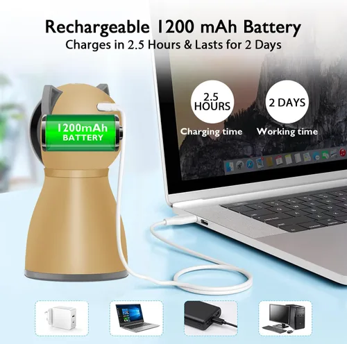Vista 5 de Valonii Juguete Láser Interactivo Automático para Gatos de Interior, Juguetes Láser Recargables de Trayectoria Real Aleatoria