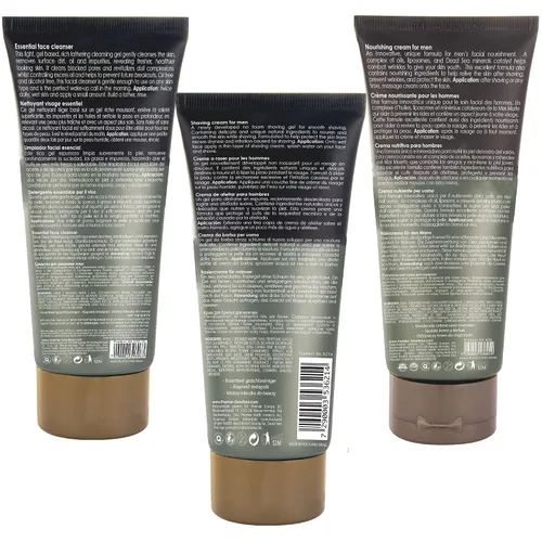 Vista 6 de Premier Dead Sea - Set de regalo para el cuidado de la piel de los hombres, paquete de 3: crema nutritiva, crema de afeitar, limpiador facial