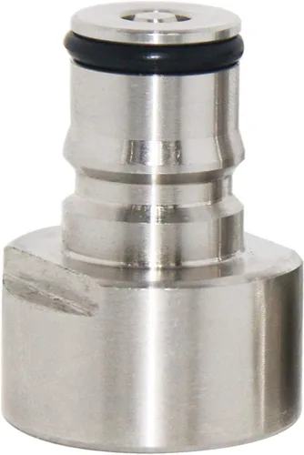 Vista 2 de PERA Adaptador de acoplador de barril Sankey a Ball Lock Kit de conversión de desconexión rápida para elaboración casera