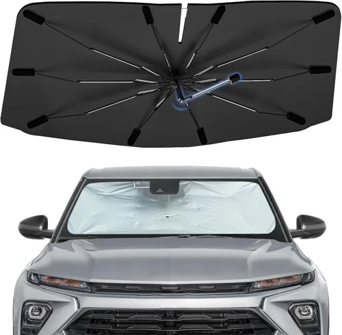 Vista 21 de Sombrilla Parasol para Parabrisas para Mazda 3 2014-2026, Parasol Plegable para Coche para Ventana Delantera, Visera Protectora Solar Altamente