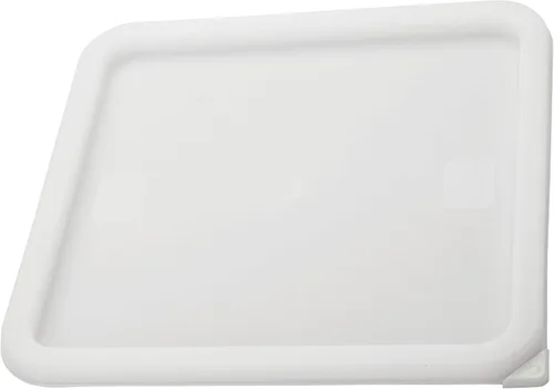 Vista 7 de Winco Contenedor de plástico cuadrado blanco de 22 cuartos
