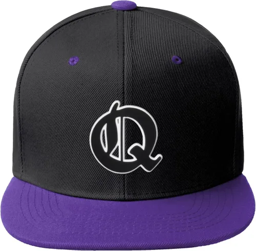 Vista 242 de Daxton Gorra clásica con visera de billete plano con letras del alfabeto inglés antiguo de la A a la Z