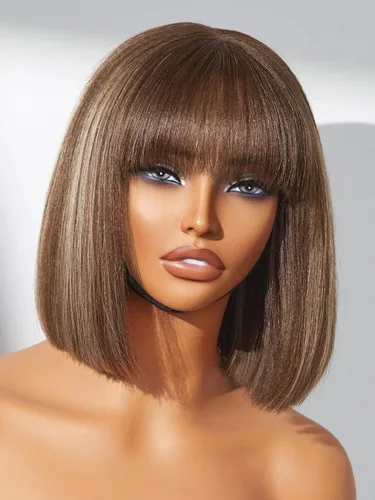 Vista 41 de Luvme Hair Ultra Confortable, de Colocación Rápida y Fácil, Corte Pixie Corto con Flequillo de 12.7 cm, con Tapa de Algodón Amistosa con la Piel