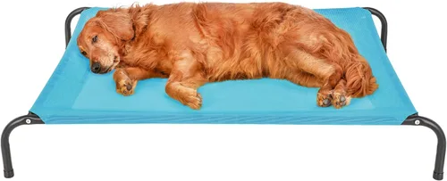 Vista 11 de FurHaven Cunas elevadas para mascotas – Hamaca de malla de nailon refrescante y transpirable para perros pequeños y gatos, fácil de montar, duradera