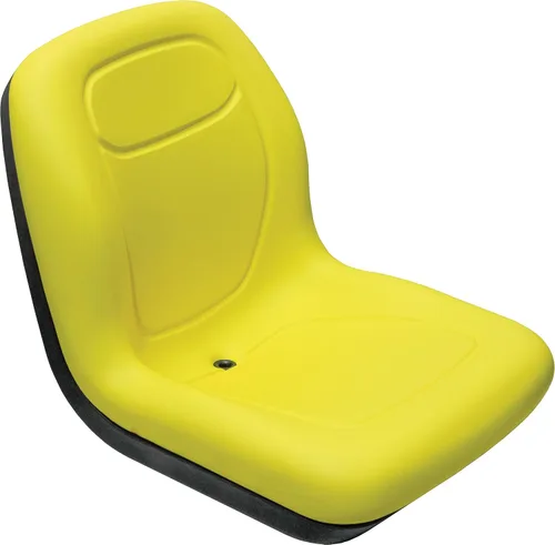 Vista 3 de Asiento de vinilo amarillo para John Deere 5105 y 5205 - Reemplaza el número de pieza de John Deere #RE72933