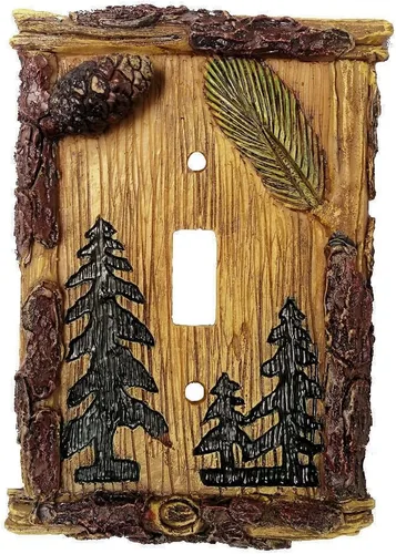 Vista 4 de BLACK FOREST DECOR 6 2/3"Wx6 1/2"Dx2/3"H Negro