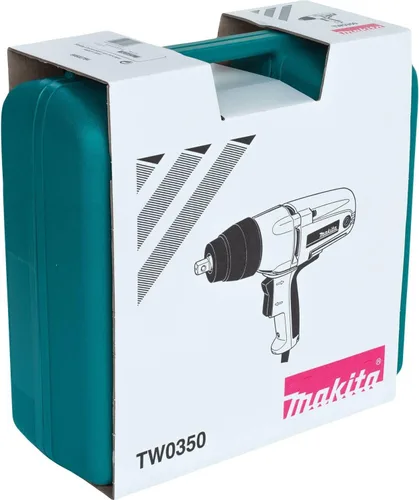 Vista 9 de Makita TW0350 Llave de impacto de 1/2 pulgada con yunque de pasador de retención, azul