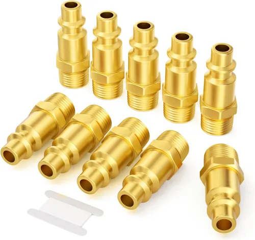 Vista 14 de GASHER 10PCS 1/2" FNPT x 1/2" Flow Industrial Air Plug