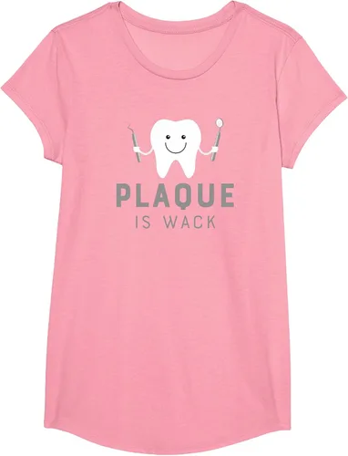 Vista 25 de Plaque is Wack Funny Dental Hygienist T-Shirt Asphalt Grey