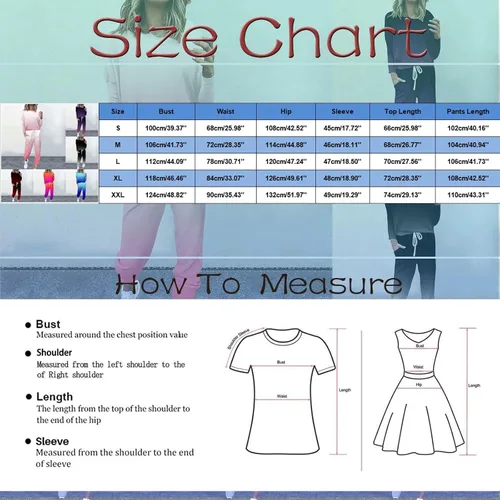 Vista 3 de Jogger Sets for Women 2 Piece Long Pants Crew Neck Long Sleeve Shirts Drawstring Sweatpants Pocket Soft Lounge Sets