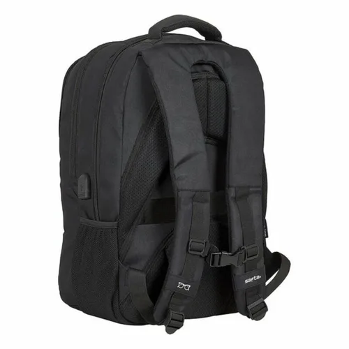 Vista 10 de Mochila para Portátil y Tablet con Salida USB Safta 15,6'' Negro 30 x 43 x 16 cm