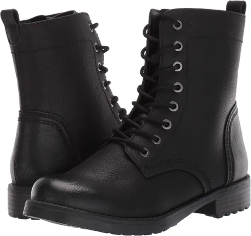 Vista 7 de Tienda Essentials - Botas de combate con cordones para mujer