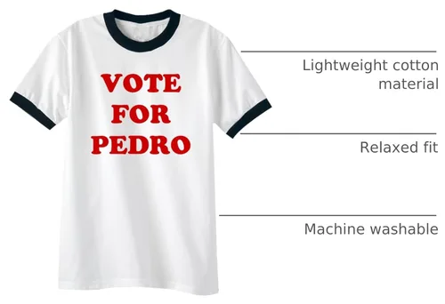 Vista 4 de zerogravitee Vota por Pedro Camiseta de manga corta Ringer